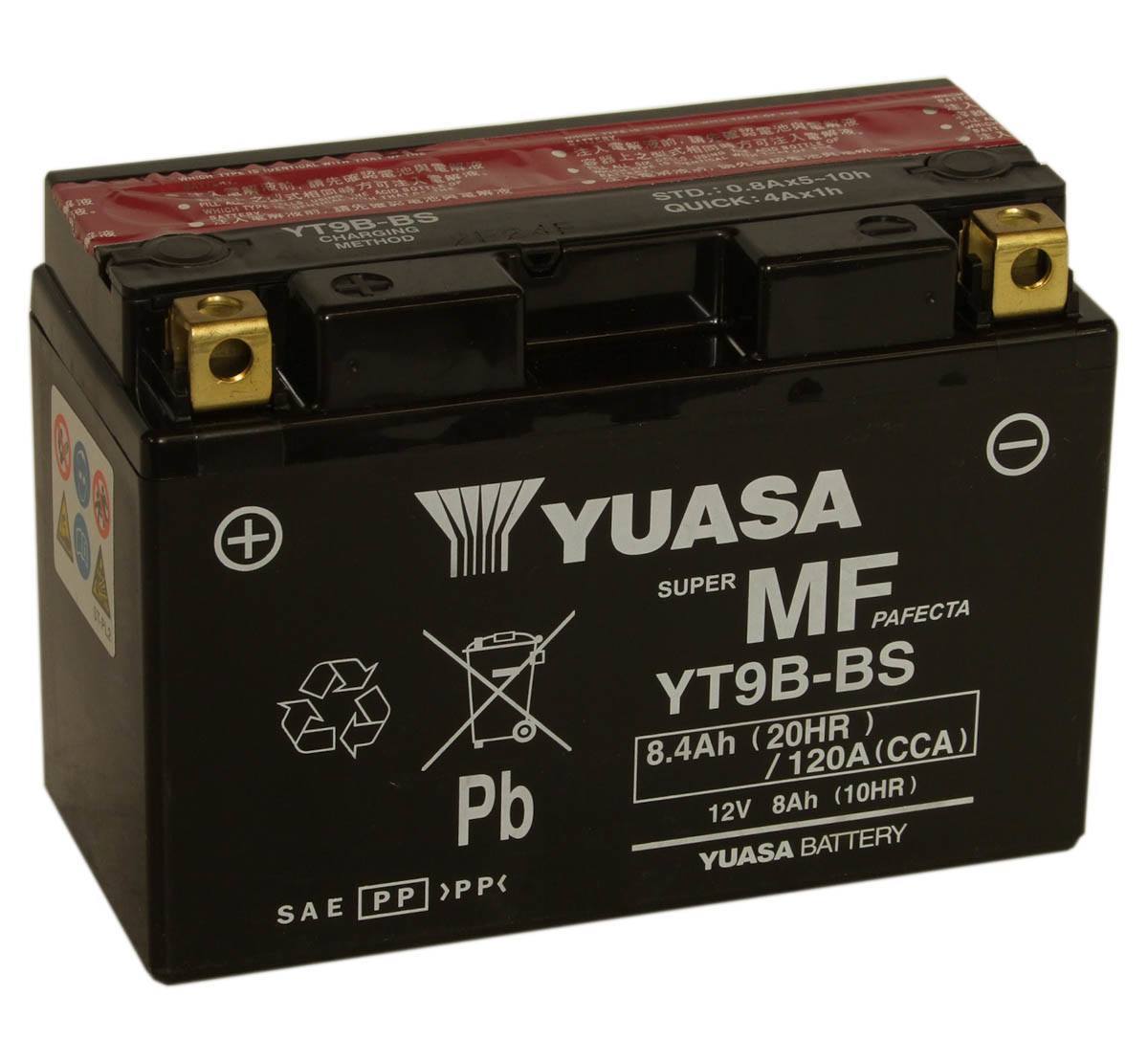 Batería para Motos Yuasa YT9B-BS